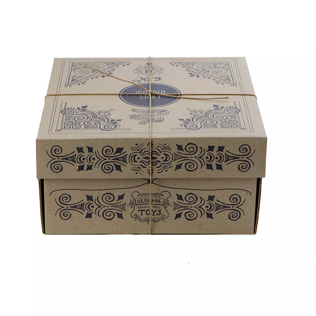 US stockist of Wooden Story's Rainbow Shape Sorter Box