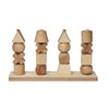 US stockist of Wooden Story's XL Natural Wooden Stacking Toy