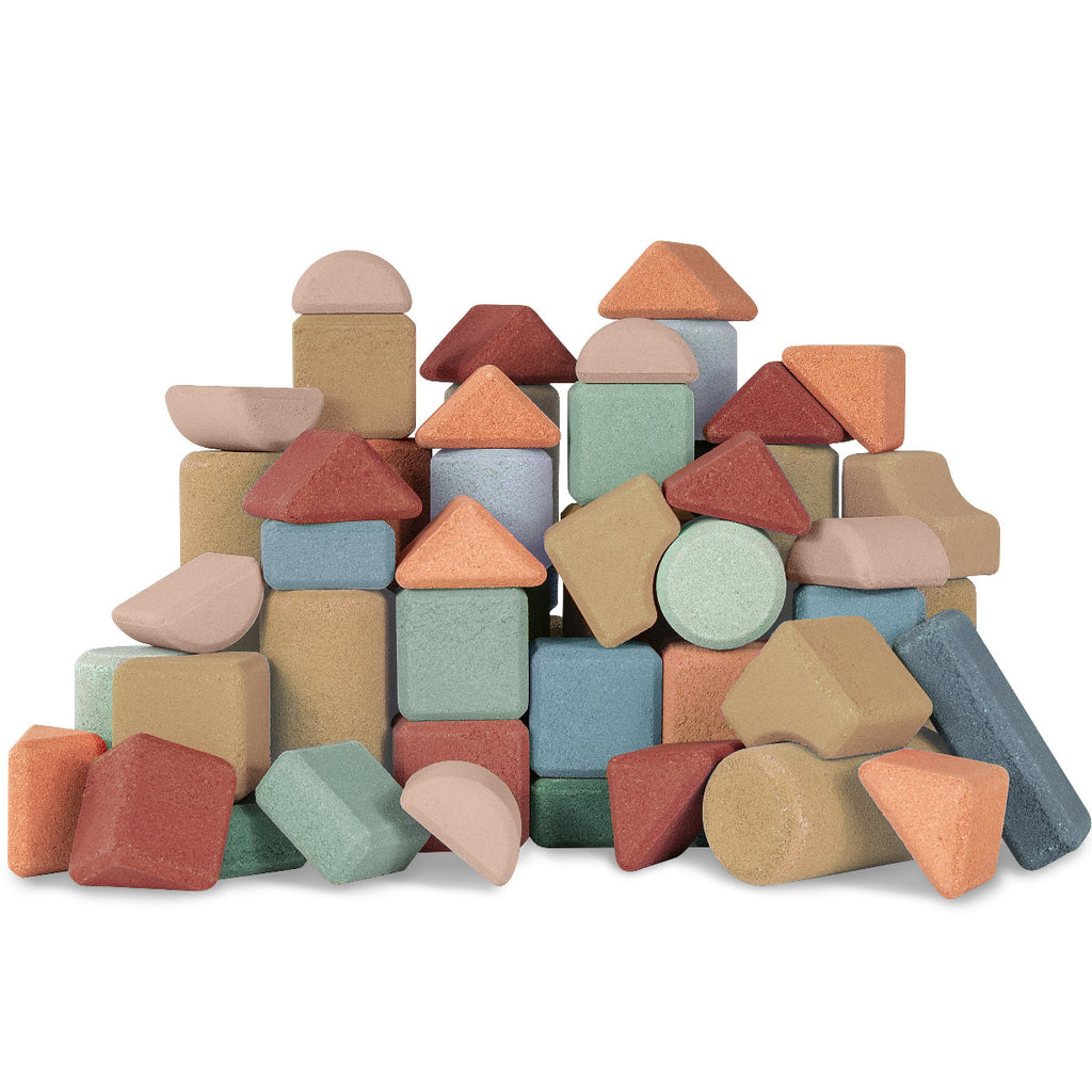 US stockist of Korko's Giant Architects set of 60 cork blocks