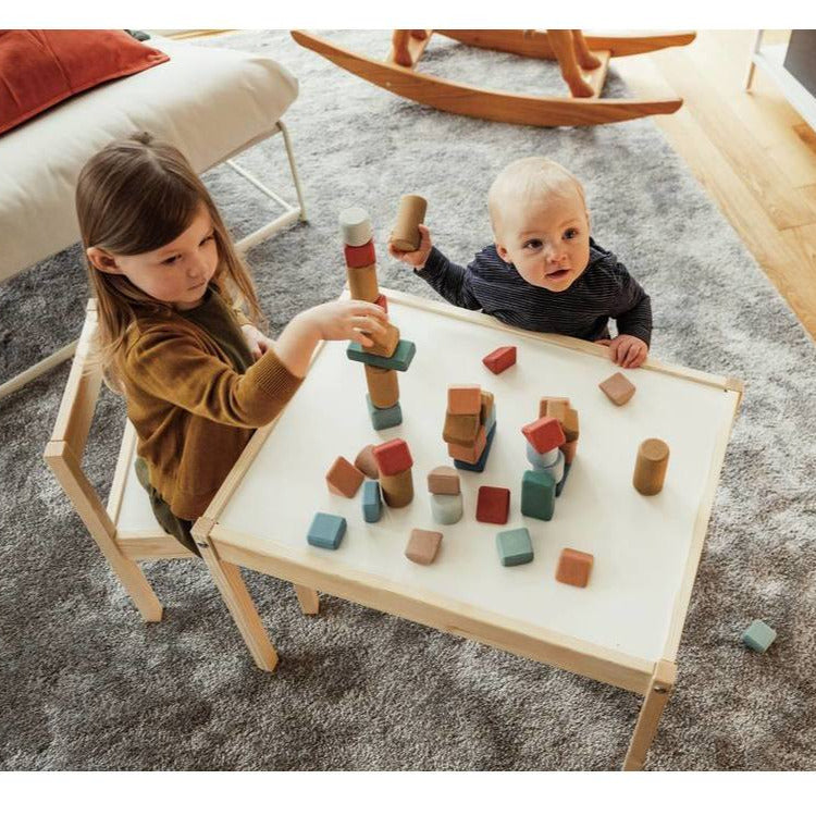 US stockist of Korko's Giant Architects set of 60 cork blocks