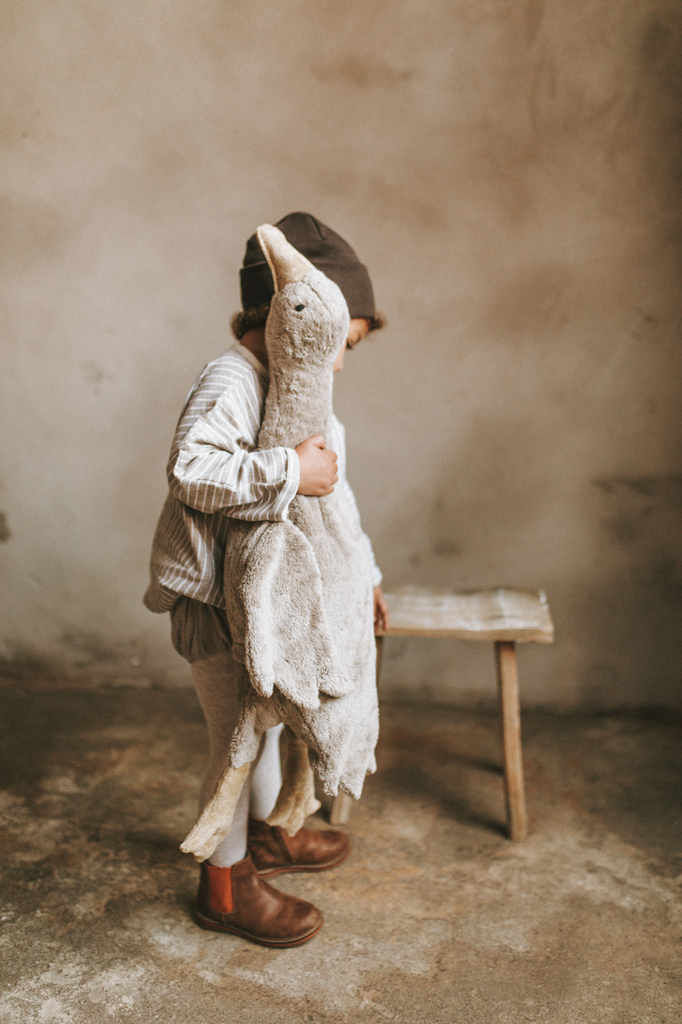 US stockist of Senger Naturwelt's Large Grey Cuddly Goose.