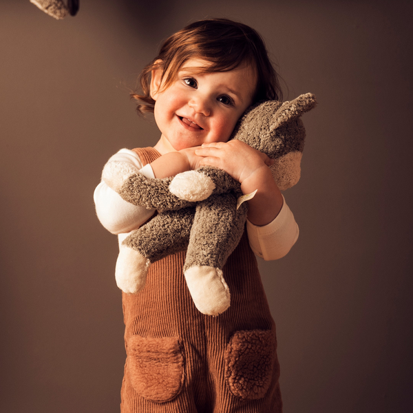 US stockist of Senger Naturwelt's small floppy grey and white cat