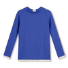 US stockist of Zulu & Zephyr's gender neutral, long sleeve Mini Rib Rashie top in Deep Blue
