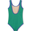 US stockist of Zulu & Zephyr's Mini Rib Scoop One Piece swimsuit in Emerald