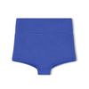 US stockist of Zulu & Zephyr's Mini Rib Logo Boy Short in Deep Blue