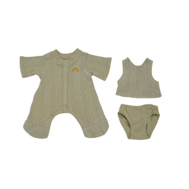 US stockist of Olli Ella's Pointelle PJ Set in Sage