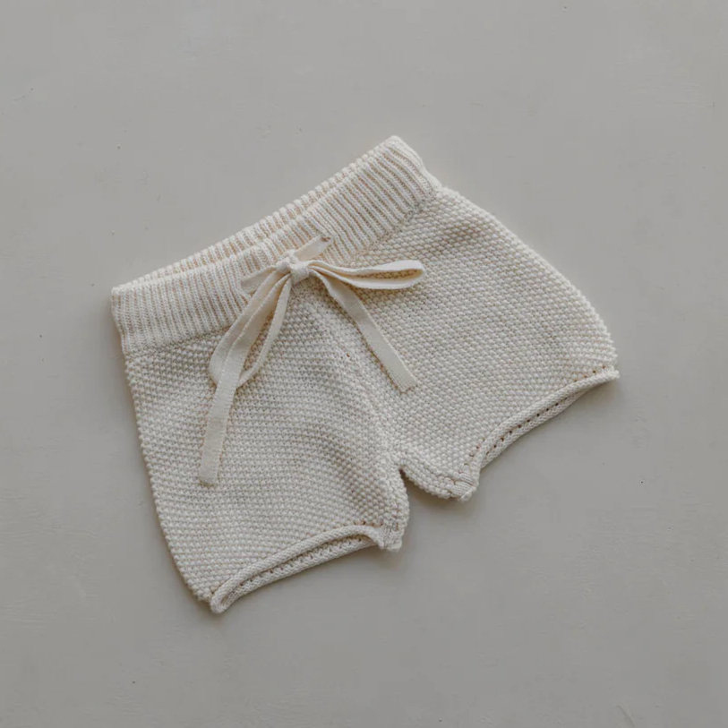US stockist of Belle & Sun's Natural Crochet Shorts