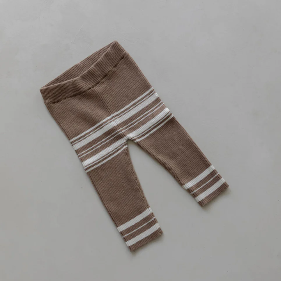 US stockist of Belle & Sun's Natural Stripe Leggings