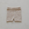 US stockist of Belle & Sun's Sand Ribbed Knit Shorts