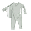 Stockist of Bonsie's footless romper in Avocado Green