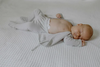 Stockist of Bonsie's organic cotton footed romper in Mist