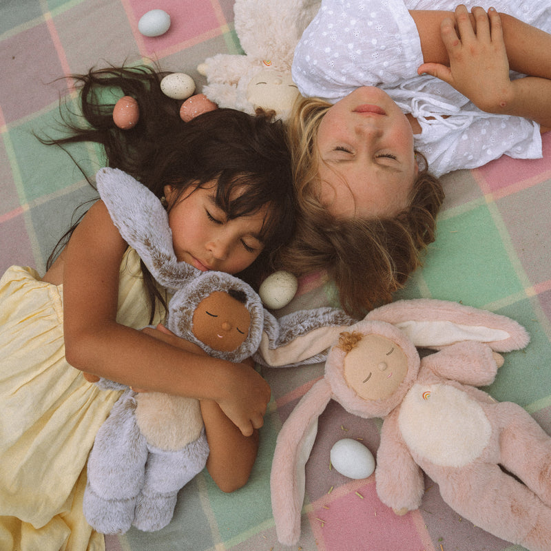 US stockist of Olli Ella's Cocoa Cream Bunny Muffin Cozy Dinkum