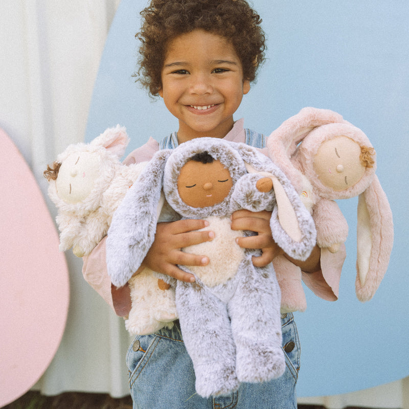 US stockist of Olli Ella's Cocoa Cream Bunny Muffin Cozy Dinkum