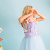 US stockist of Olli Ella's Dinkum Dolls Petal Carrier in Lavender
