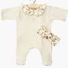 US stockist of Minikane's Camille Ribbed Linen Sleepsuit set for Cuties dolls