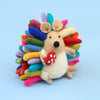 US stockist of Tara Treasures' felt colorful rainbow hedgehog