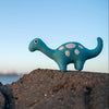 US stockist of Tara Treasures' felt dinosaur with Blue Spots
