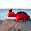 US stockist of Tara Treasures' Red Crown felt dinosaur
