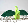 US stockist of Tara Treasures' Green felt Dragon
