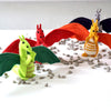 US stockist of Tara Treasures'  felt Orange Dragon