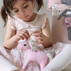 US stockist of Tara Treasures' felt pink unicorn