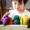 US stockist of Tara Treasures 11 pc set of felt vegetables and fruits - set B