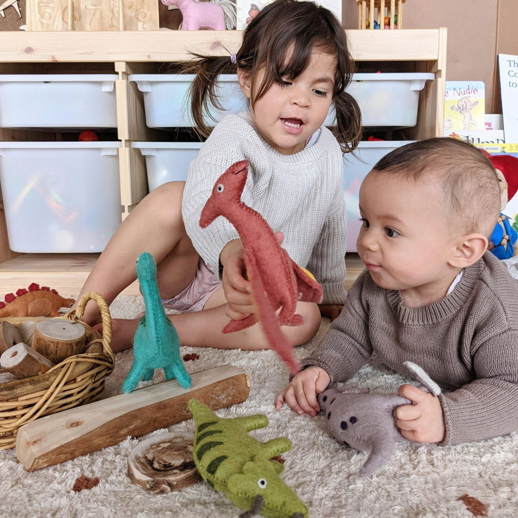 US stockist of Tara Treasures' Pteranodon felt dinosaur