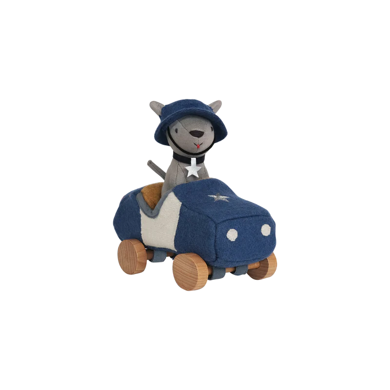 US stockist of Olli Ella's Holdie Dog-Go - Officer Blue