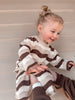 US stockist of Belle & Sun's Wave knit pants in Earth.