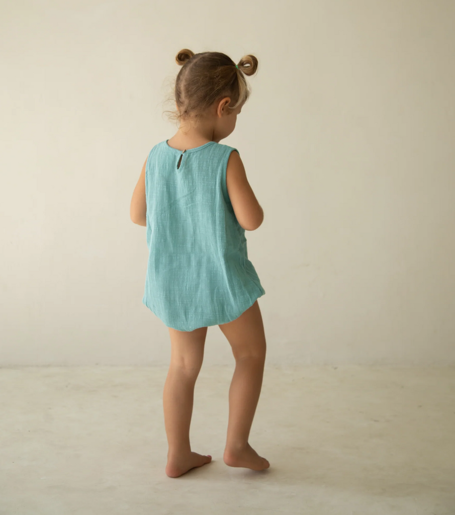 US stockist of Illoura the Label's Mars Romper in Ocean