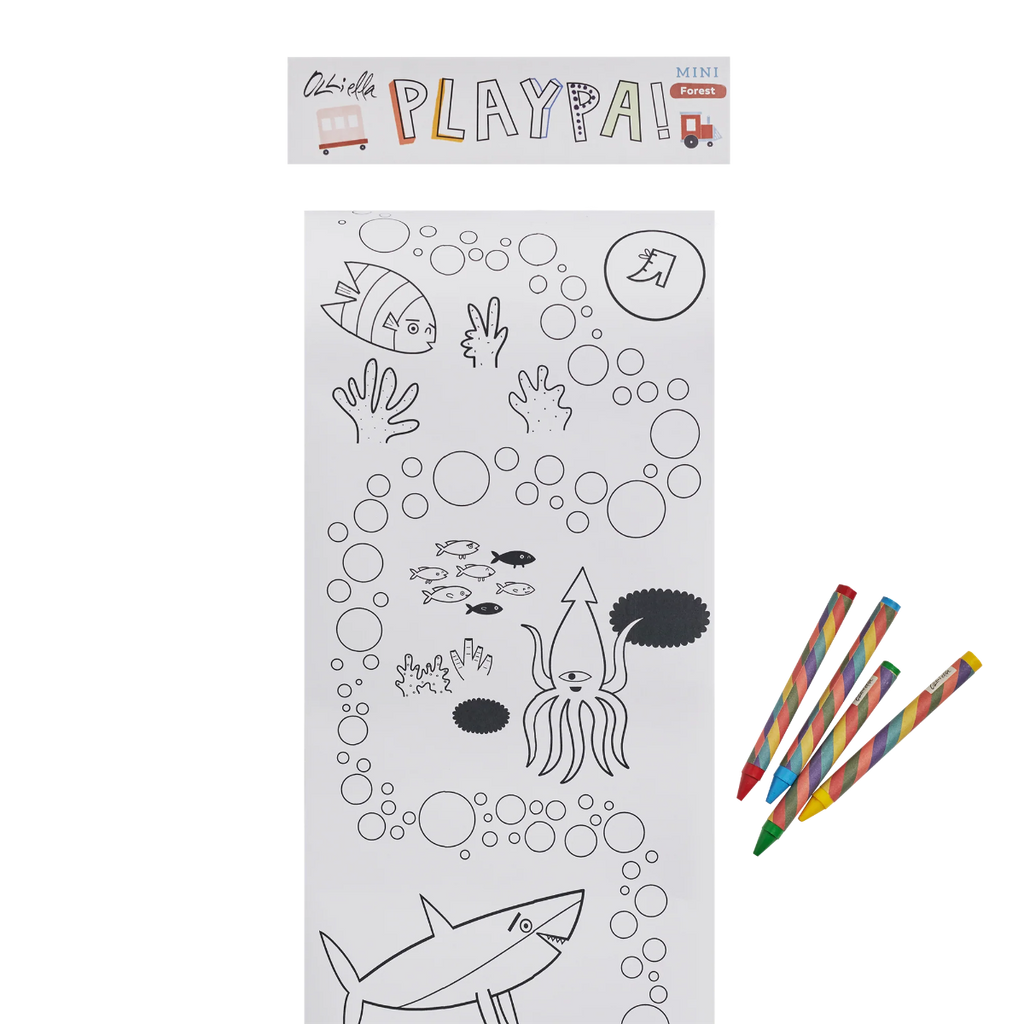 US stockist of Olli Ella's Playpa Paper Mini - Ocean