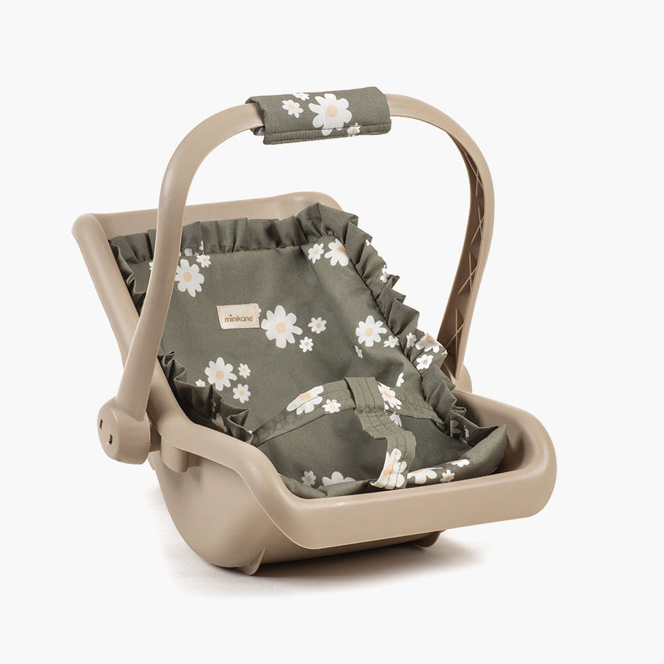 US stockist of Minikane's Daisies Baby Doll Seat Cozy