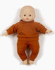 US stockist of Minikane's Babies Liam 2pc Set in Cognac Jersey