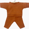US stockist of Minikane's Babies Liam 2pc Set in Cognac Jersey