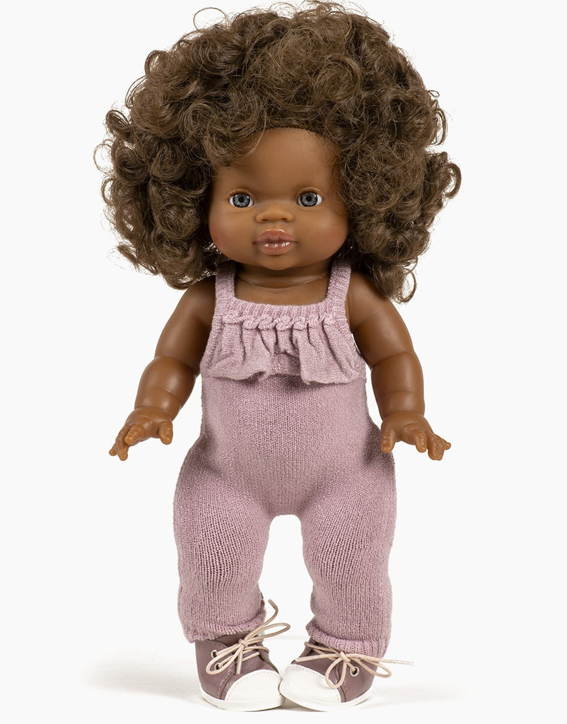 US stockist of Minikane's Komvers Faux Leather Sneakers in Blush