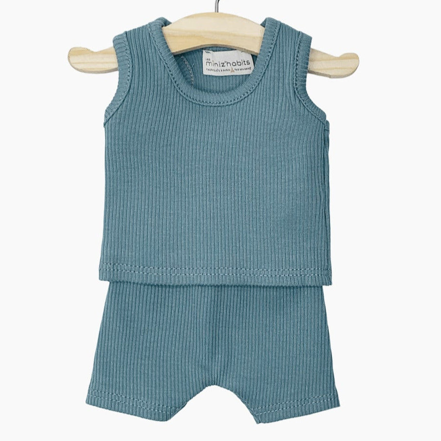 US stockist of Minikane's Bambinis Marcel Underwear Set - Peacock Blue