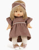 US stockist of Minikane's Daisy Dress with matching headband in Chestnut Corduroy