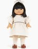 US stockist of Minikane's Daisy Dress in Ecru Corduroy