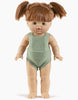 US stockist of Minikane's Lou knit romper in Green Tea