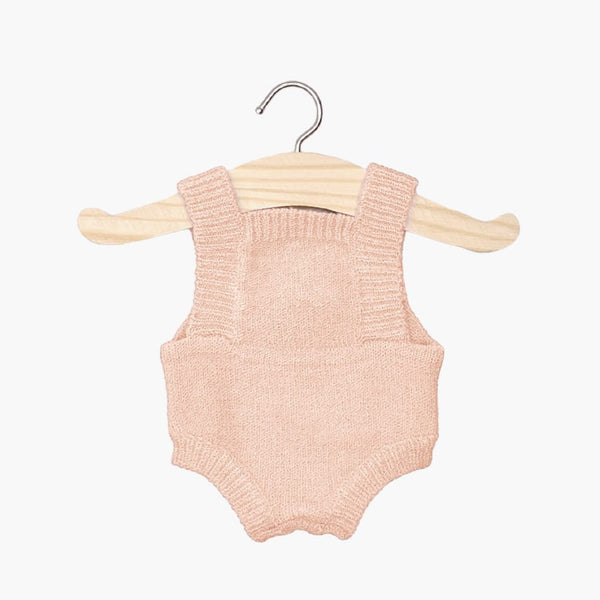 US stockist of Minikane's Lou knit romper in Baby Pink