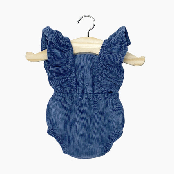 US Stockist of Minikane's Dark Blue corduroy Lou Retro Romper