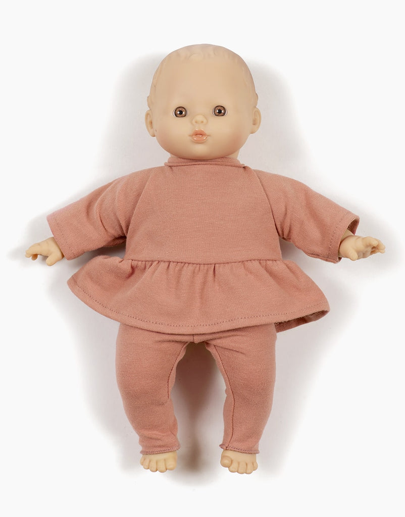 US stockist of Minikane's Babies Ophelia Set in Marsala Jersey