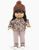 US stockist of Minikane's Komvers Faux Leather Sneakers in Blush