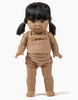 US stockist of Minikane's Girl Doll Knit Underwear set in Brown Sugar