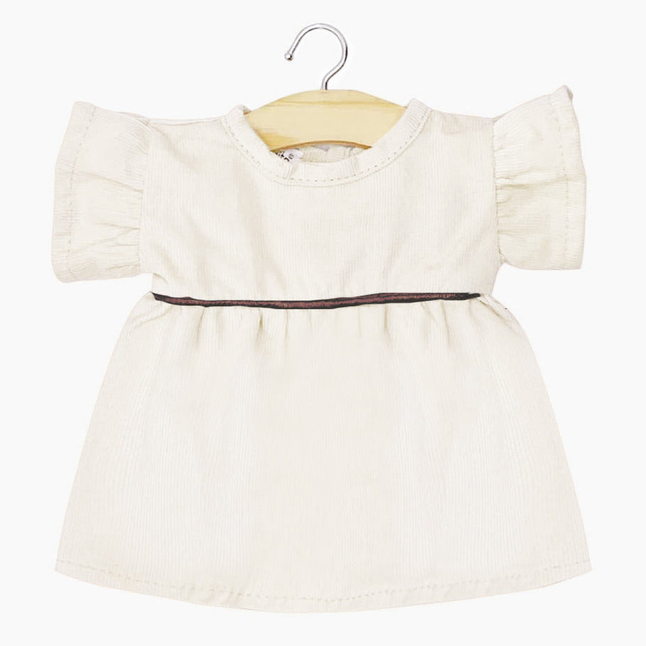 US stockist of Minikane's Daisy Dress in Ecru Corduroy