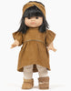 US stockist of Minikane's Daisy Dress with matching headband in Havana Corduroy