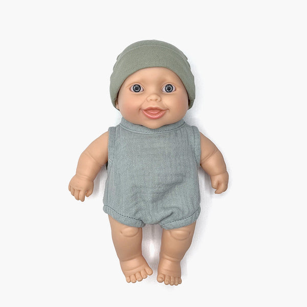 US stockist of Minikane's Guillo Peques doll in a 2pc Sacha Set