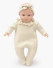 US stockist of Minikane's Camille Ribbed Linen Sleepsuit set for Cuties dolls