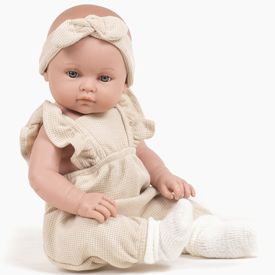 US stockist of Minikane's Bambinis Maya Jumpsuit in Honeycomb Linen