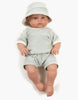 US stockist of Minikane's 3pc Green Tea Terry Sun Set for Bambini Dolls